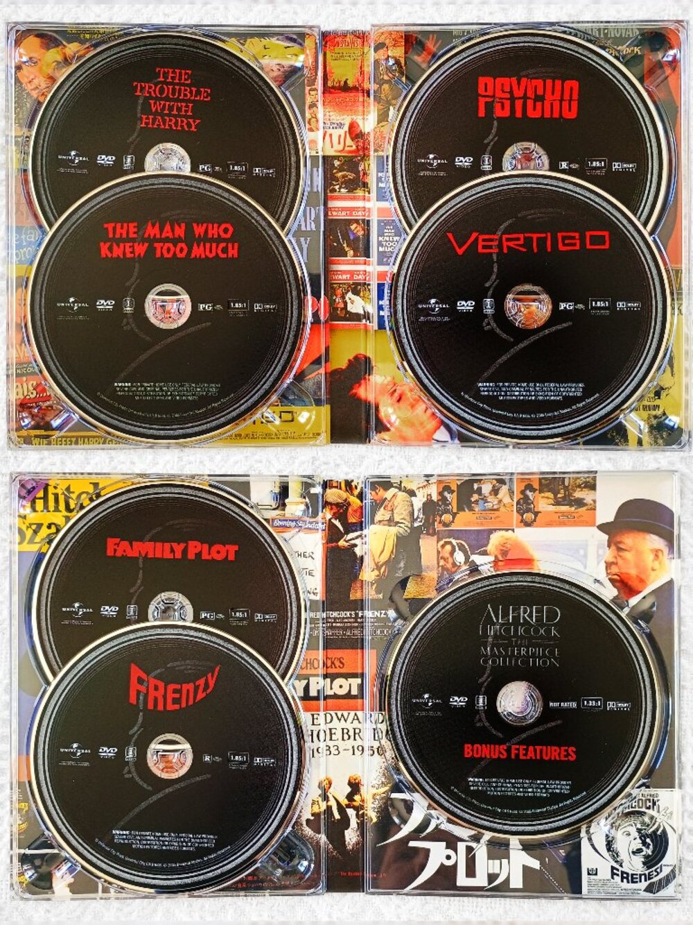 Alfred Hitchcock Masterpiece Collection DVD Set, 14 films + Bonus Disc + Book - Picture 6 of 8